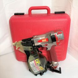 ** MAX マックス 65mm 高圧エア釘打機 ケース付 HN-65N1 Cランク