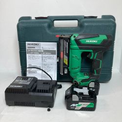 ** HiKOKI ハイコーキ 36V 充電式ピンタッカー （充電器・バッテリ2個・ケース付） NP18DSAL LXPK Aランク