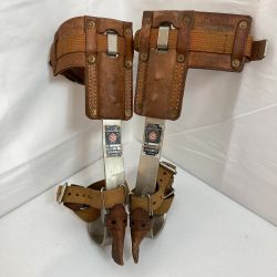 ** 藤井電工 FUJII DENKO 昇柱器用Bバンド 木登り器 2台セット Cランク