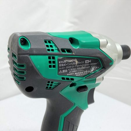  MAKITA マキタ 14,4V 充電式インパクトドライバ MTD001D バッテリ2個・充電器・ケース付 MTD001D
