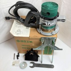 ** HITACHI 日立 12mm ブレーキ付電動ルーター 付属品付 M12BA Bランク