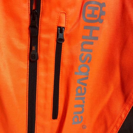  Husqvarna ハスクバーナ フォレストジャケット サイズL 54/56 582 33 51-54 ブラック×オレンジ