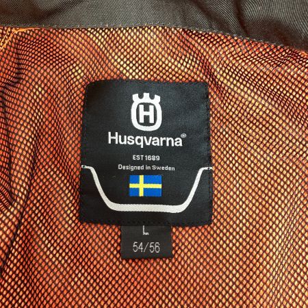  Husqvarna ハスクバーナ フォレストジャケット サイズL 54/56 582 33 51-54 ブラック×オレンジ