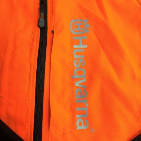  Husqvarna ハスクバーナ フォレストジャケット サイズS 46/48 582 33 14-46 ブラック×オレンジ