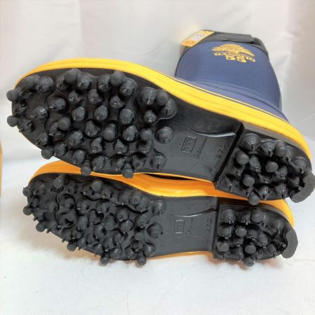  ミツウマ 岩礁 55NS スパイク付き安全靴 長靴 27cm 濃紺