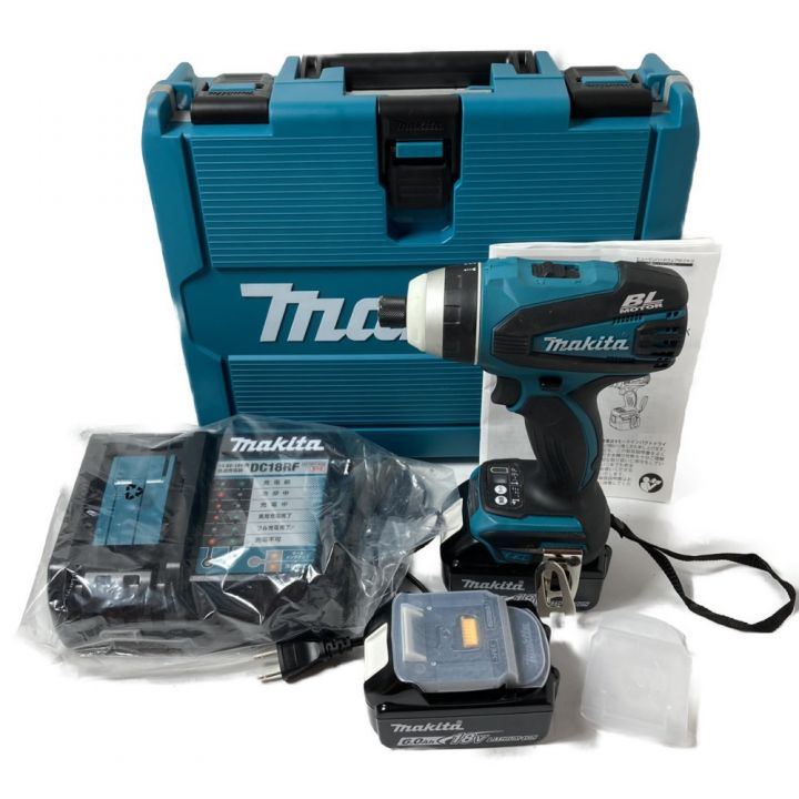 MAKITA マキタ 18V 充電式4モードインパクトドライバ バッテリ2個・充電器・ケース付 TP141D｜中古｜なんでもリサイクルビッグバン