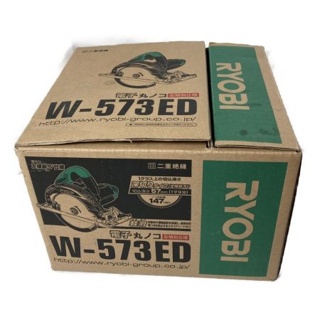  RYOBI リョービ 147mm 電動丸ノコ チップソー付 W-573ED