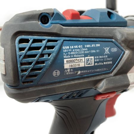  BOSCH ボッシュ 18V コードレス振動ドライバドリル バッテリ1個・充電器・ケース付 GSB18VE-EC