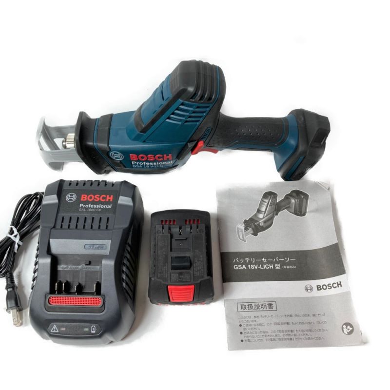 中古】 BOSCH ボッシュ 18V コードレスセーバーソー 充電器・ケース