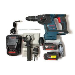 ＊＊ BOSCH ボッシュ 18V コードレスハンマドリル バッテリ2個・充電器・ケース付 GBH-18V-26F Bランク