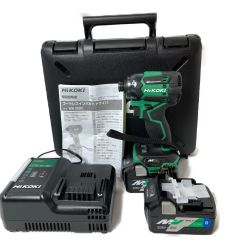 ** HiKOKI ハイコーキ 36V コードレスインパクトドライバ （バッテリ2個・充電器・ケース付） WH36DC(2XPS) Aランク