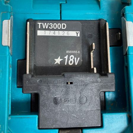 MAKITA マキタ 18V 充電式インパクトレンチ バッテリ1個付 （他付属品なし） TW300D