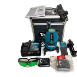 ** MAKITA マキタ グリーン レーザー墨出し器 フルライン ケース・充電器・バッテリ1個付  SK40GD Aランク