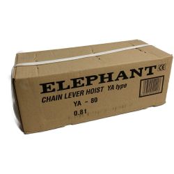 ** ELEPHANT エレファント CHAIN LVER HOIST レバーブロック YAタイプ 0.8t  YA-80 Sランク