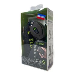 ＊＊ TITAN 新規格対応　リーロックmini フルハーネス/胴ベルト兼用　巻取式タイプ1ランヤード HL-HS-130 ブラック×ブルー Sランク