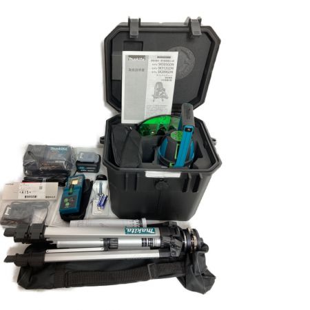  MAKITA マキタ グリーンレーザー 墨出し器 （バッテリ1個・充電器・三脚・受光器・ケース付） SK505GDN ブルー