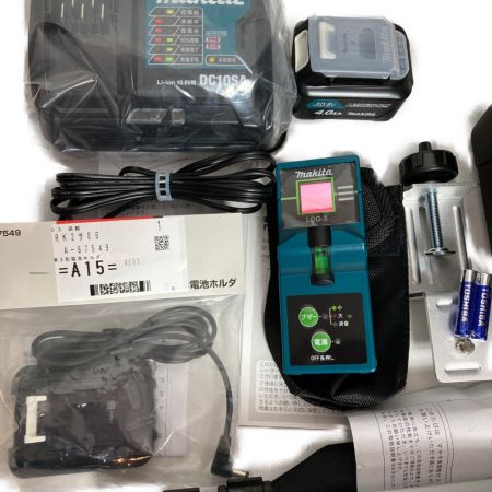  MAKITA マキタ グリーンレーザー 墨出し器 （バッテリ1個・充電器・三脚・受光器・ケース付） SK505GDN ブルー