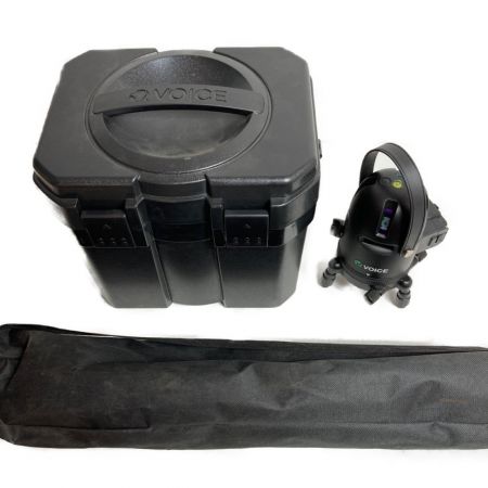  VOICE グリーンレーザー 墨出し器 （バッテリ2個・アダプタ・三脚・受光器・ケース付） G5 ブラック