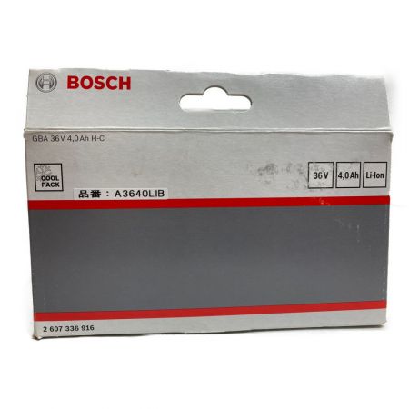  BOSCH ボッシュ 36V/4.0Ah バッテリー A3640LIB