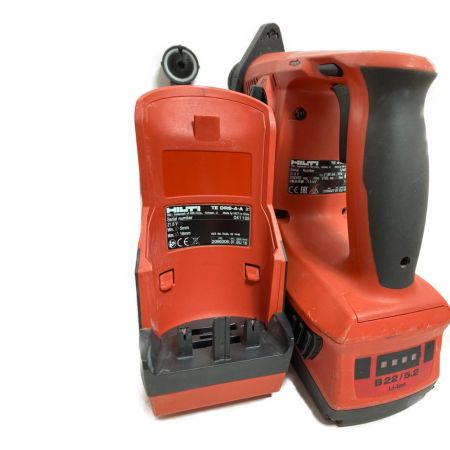  Hilti ヒルティ 21.6V 充電式ハンマドリル （バッテリ2個・充電器・集じん機・ケース付） TE4-A22 レッド