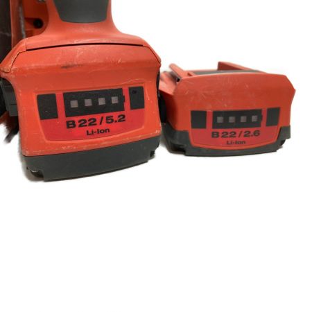  Hilti ヒルティ 21.6V 充電式ハンマドリル （バッテリ2個・充電器・集じん機・ケース付） TE4-A22 レッド