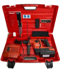 ** Hilti ヒルティ 36V コードレスハンマドリル （バッテリ1個・充電器・ケース付） TE6-A36 レッド Aランク