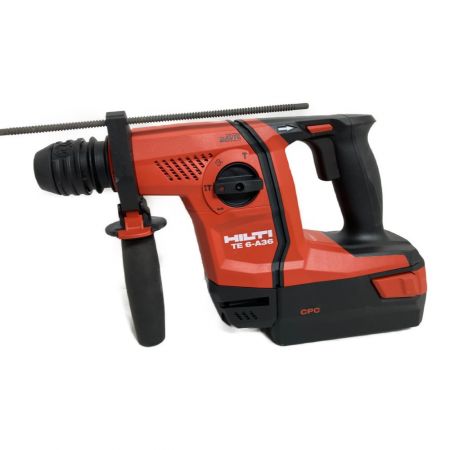 Hilti ヒルティ 36V コードレスハンマドリル （バッテリ1個・充電器・ケース付） TE6-A36 レッド