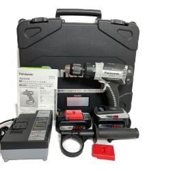 ** Panasonic パナソニック 18V 充電式振動ドリル＆ドライバー （バッテリ2個・充電器・ケース付） ez7950ls2s-h ブラック Bランク