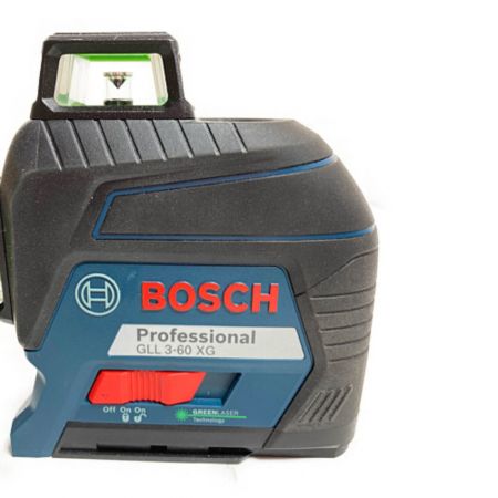  BOSCH ボッシュ グリーンレーザー墨出し器 社外製三脚・純正ソフトケース付、受光器なし　12ライン GLL3-60XG PROFESSIONAL ブラック×ブルー