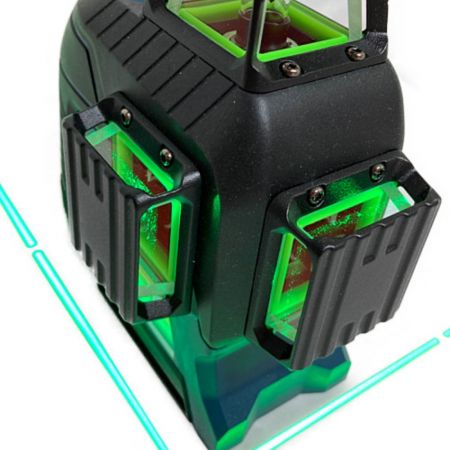  BOSCH ボッシュ グリーンレーザー墨出し器 社外製三脚・純正ソフトケース付、受光器なし　12ライン GLL3-60XG PROFESSIONAL ブラック×ブルー