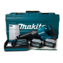 ＊＊ MAKITA マキタ 40Vmax コードレスレシプロソー　バッテリー2個付 JR001GRDX ブルー Sランク
