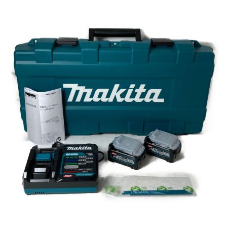  MAKITA マキタ 40Vmax コードレスレシプロソー　バッテリー2個付 JR001GRDX ブルー