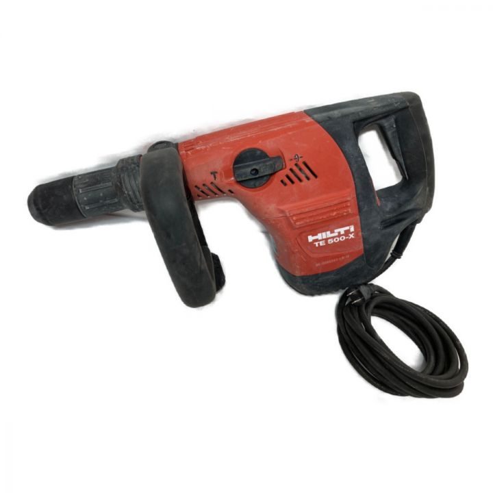 Hilti ヒルティ 17mm六角軸シャンク 電動ブレーカー 電動ハツリ機ハンマー（ケース付） TE500-X  レッド｜中古｜なんでもリサイクルビッグバン