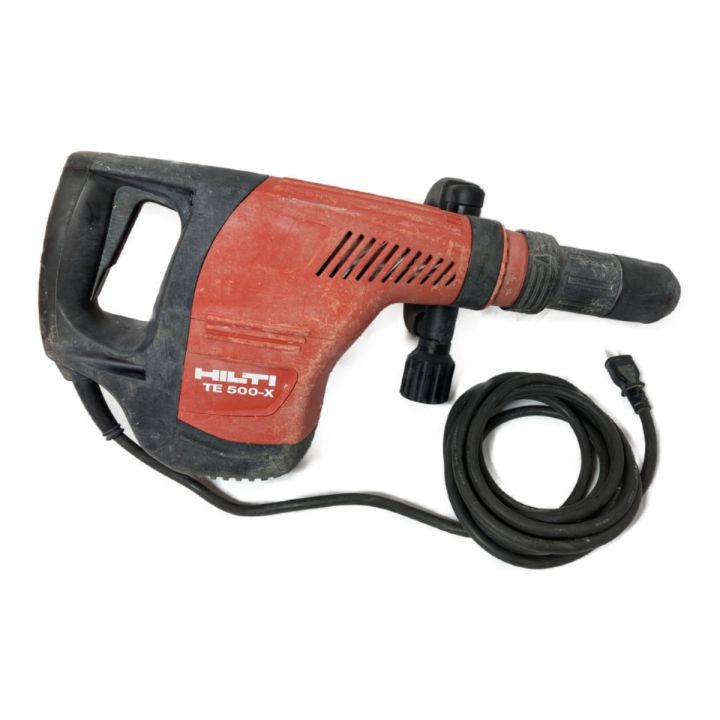 Hilti ヒルティ 17mm六角軸シャンク 電動ブレーカー 電動ハツリ機ハンマー（ケース付） TE500-X  レッド｜中古｜なんでもリサイクルビッグバン