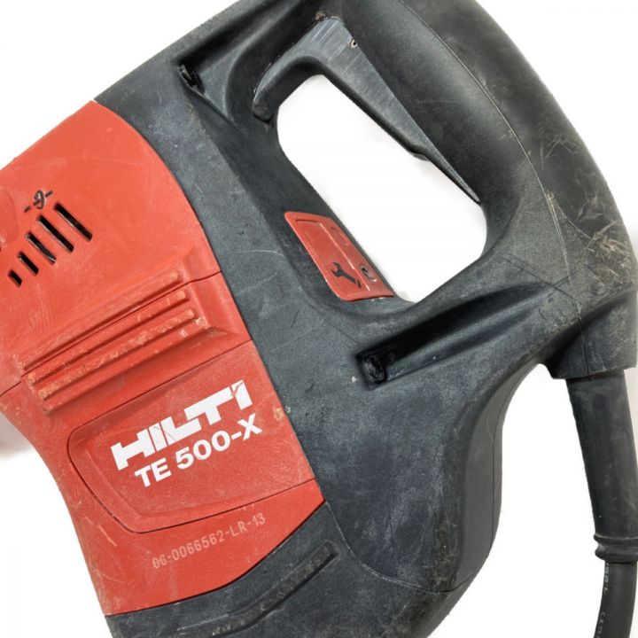 Hilti ヒルティ 17mm六角軸シャンク 電動ブレーカー 電動ハツリ機ハンマー（ケース付） TE500-X  レッド｜中古｜なんでもリサイクルビッグバン