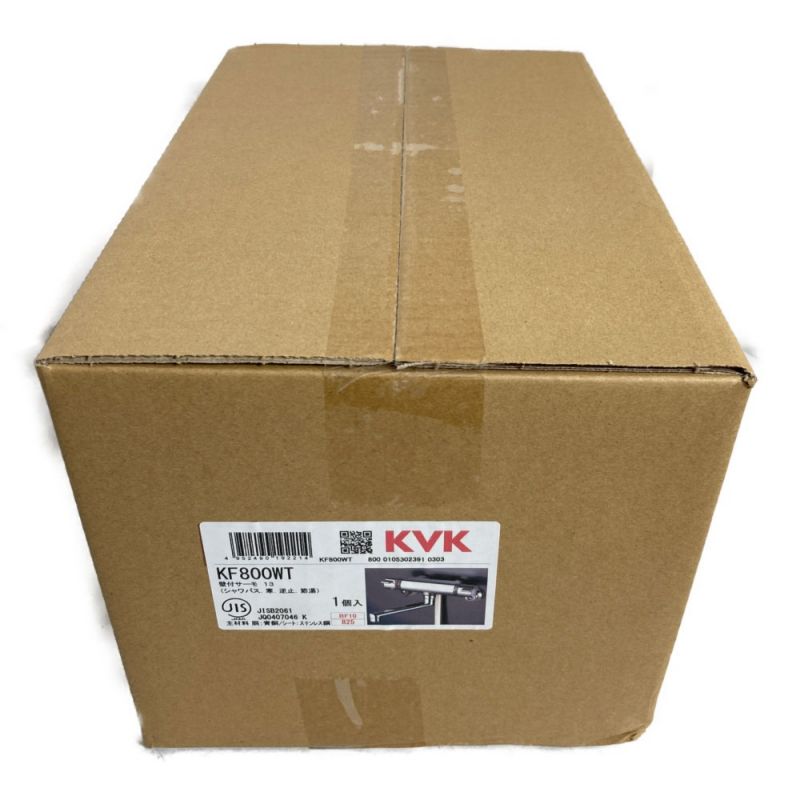 中古】 KVK 壁付サーモスタット式シャワー 寒冷地用 KF800WT｜総合