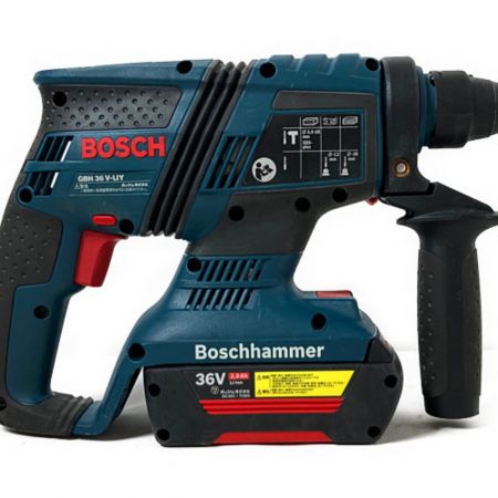  BOSCH ボッシュ 36V バッテリーハンマドリル　SDSプラス　バッテリー2個付 GBH36V-LIY ネイビー