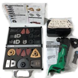 ** HiKOKI ハイコーキ 14.4V コードレスマルチツール 先端工具付 （バッテリ、充電器別売り） CV14DBL グリーン Aランク