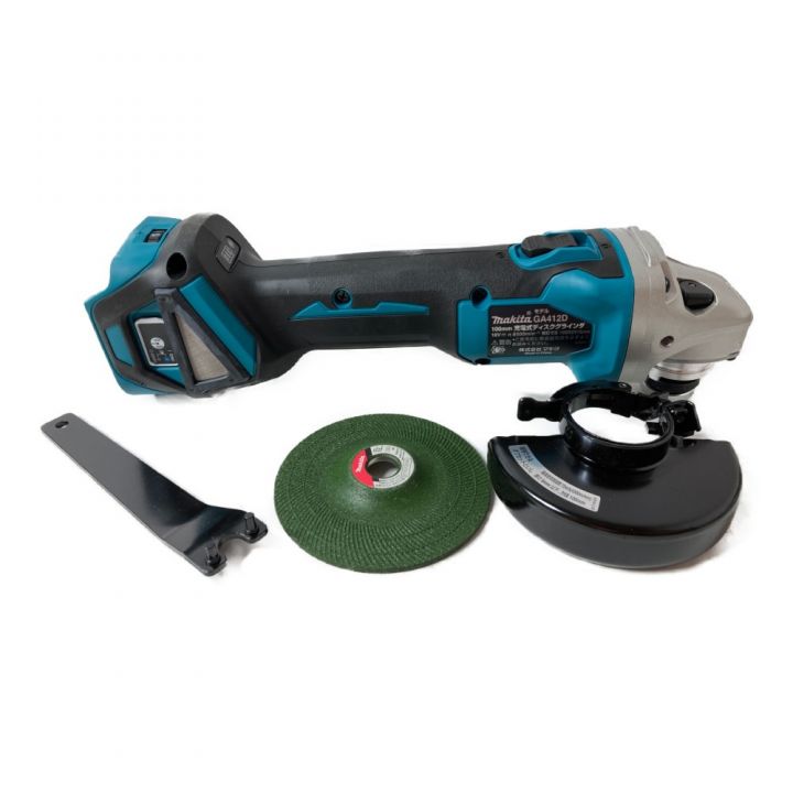 MAKITA マキタ 18V 100mm 充電式ディスクグラインダ （充電器・ケース別売り） GA412DZ｜中古｜なんでもリサイクルビッグバン