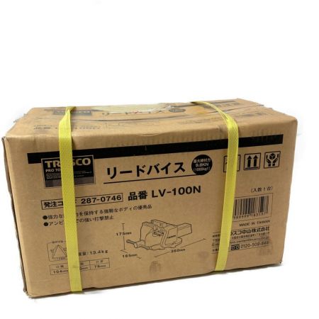  TRUSCO トラスコ 万力 リードバイス 100mm LV-100N