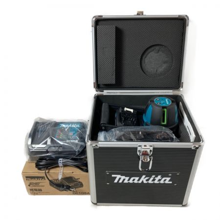  MAKITA マキタ グリーン レーザー墨出し器 （バッテリ1個・充電器・ケース付属） SK312GD ブルー×ブラック