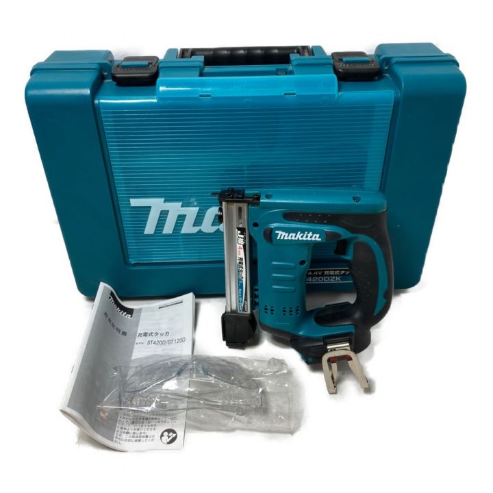 MAKITA マキタ 14.4V 充電式タッカ ケース付 （バッテリ・充電器別売） ST420DZK ブルー｜中古｜なんでもリサイクルビッグバン