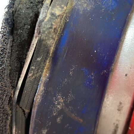  空研 オービタルサンダー パッドシュー・メタル破損有 SAM-41 レッド