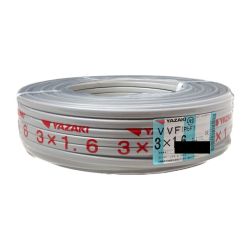 ＊＊ YAZAKI VVFケーブル　3×1.6ｍｍ　100ｍ巻　【2】 Sランク