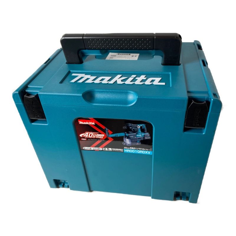 中古】 MAKITA マキタ 40V 28mm 充電式ハンマドリル （バッテリ2個 ...