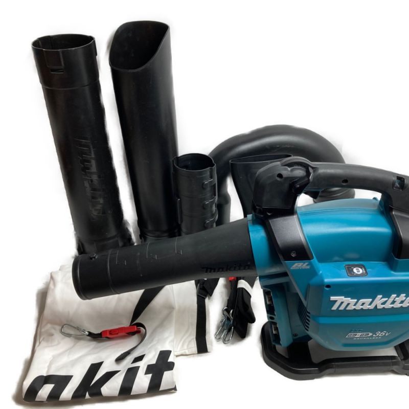 中古】 MAKITA マキタ 18V+18V 充電式ブロワ バキュームキット付