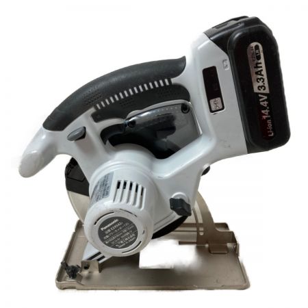  Panasonic パナソニック 14.4V 135mm コードレス丸のこ （バッテリ1個・充電器・ケース付） EZ4542 ホワイト