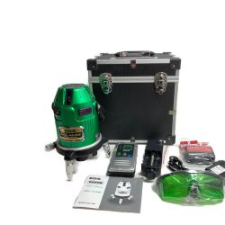 ** KDS グリーンレーザー 墨出し器 オートラインレーザー 受光器・ケース付 DSL-92RG グリーン Aランク