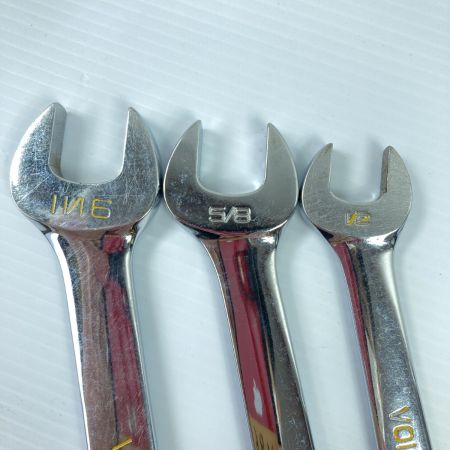  Snap-on スナップオン オープンエンドレンチ インチ VO2024/VO2224/VO1618 3本組  VOｼﾘｰｽﾞ