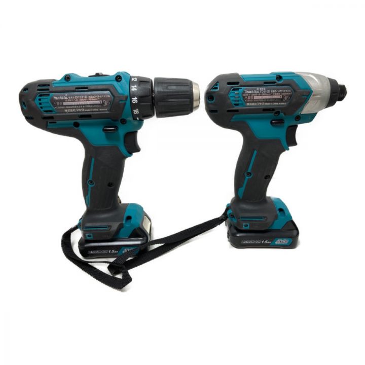 MAKITA マキタ 10.8V コンボキット(TD110D+DF331D) バッテリ2個・充電器・バッグ付 CK1006  ブルー｜中古｜なんでもリサイクルビッグバン